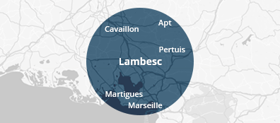 Plan d'accès Lambesc Piscines